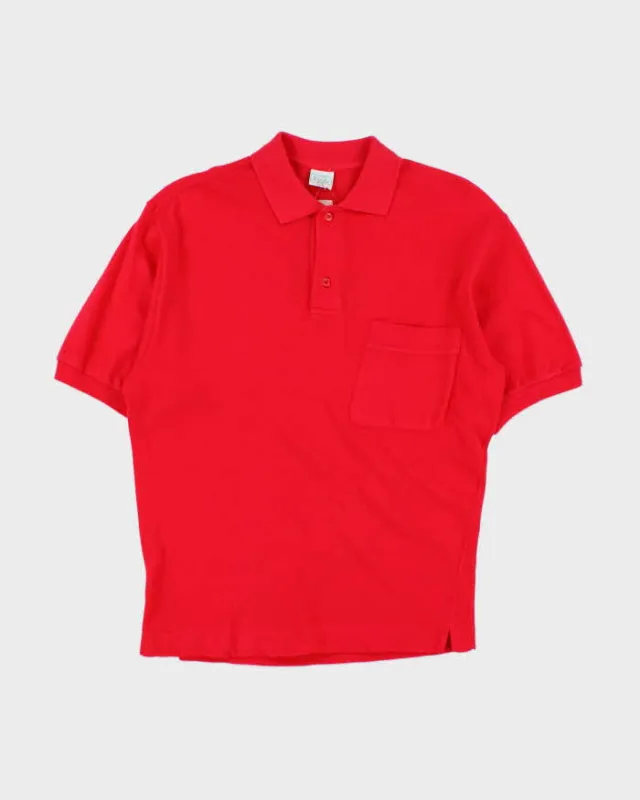 DSWT 1980s Benetton Short Sleeve Pocket Oversized Polo Shirt - XS made by United Colors Of Benetton