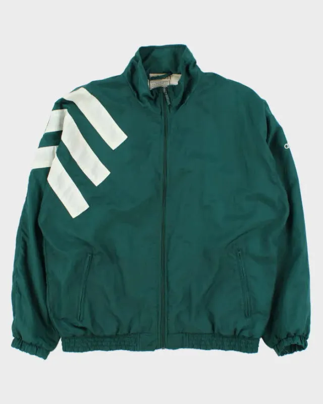Vintage 1990s Adidas Three-Stripe Classic Shell Windbreaker Jacket - L made by Adidas