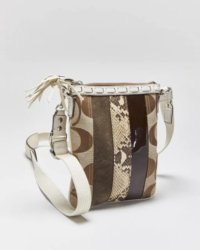 Vintage Y2k 2000s Coach Patchwork Cross-body Bag made by Coach