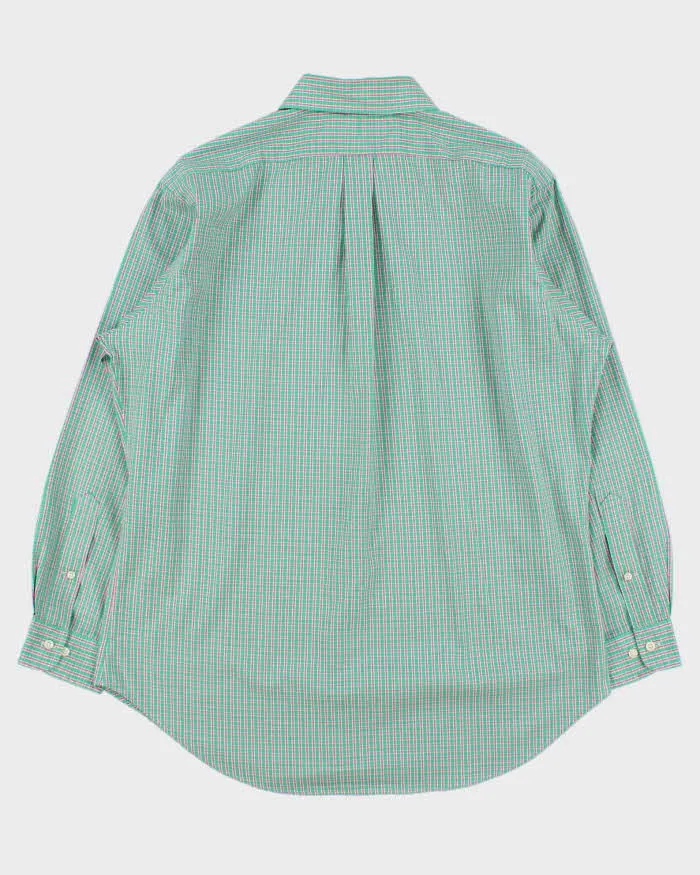 Vintage Y2K 00s Ralph Lauren Regent Check Classic Fit Long Sleeve Shirt - M sold by Rokit product image thumbnail 2