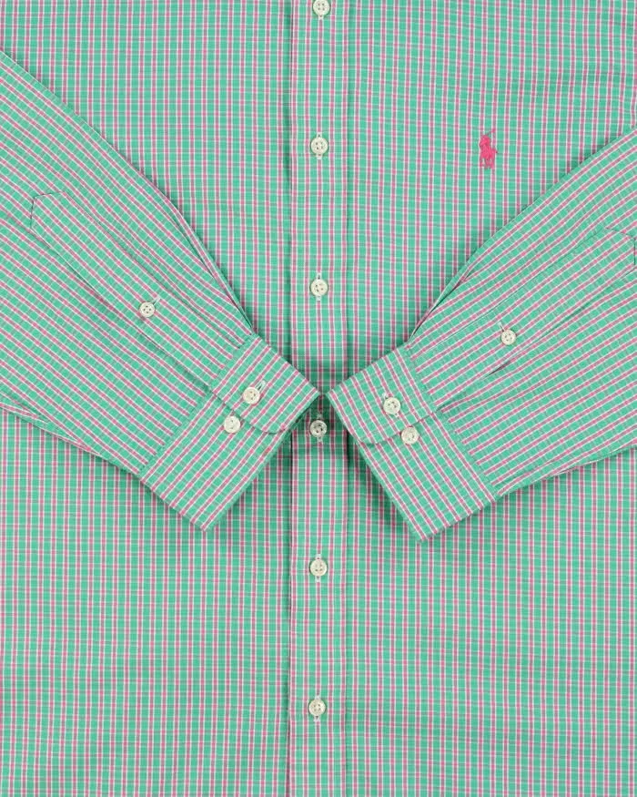 Vintage Y2K 00s Ralph Lauren Regent Check Classic Fit Long Sleeve Shirt - M sold by Rokit product image thumbnail 4