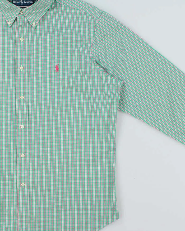 Vintage Y2K 00s Ralph Lauren Regent Check Classic Fit Long Sleeve Shirt - M sold by Rokit product image thumbnail 3
