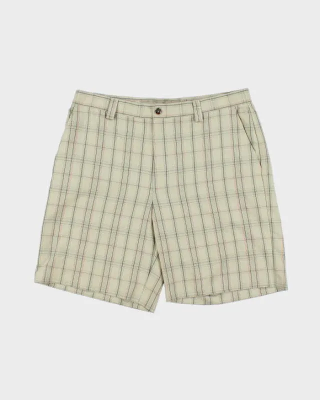 Vintage Y2K 00s IZOD XFG Plaid Poly Loose Fit Shorts - W36 made by Izod