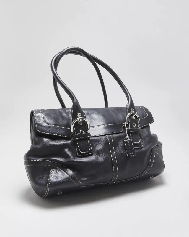 Vintage Y2k 2000s Coach Hampton Satchel Handbag made by Coach