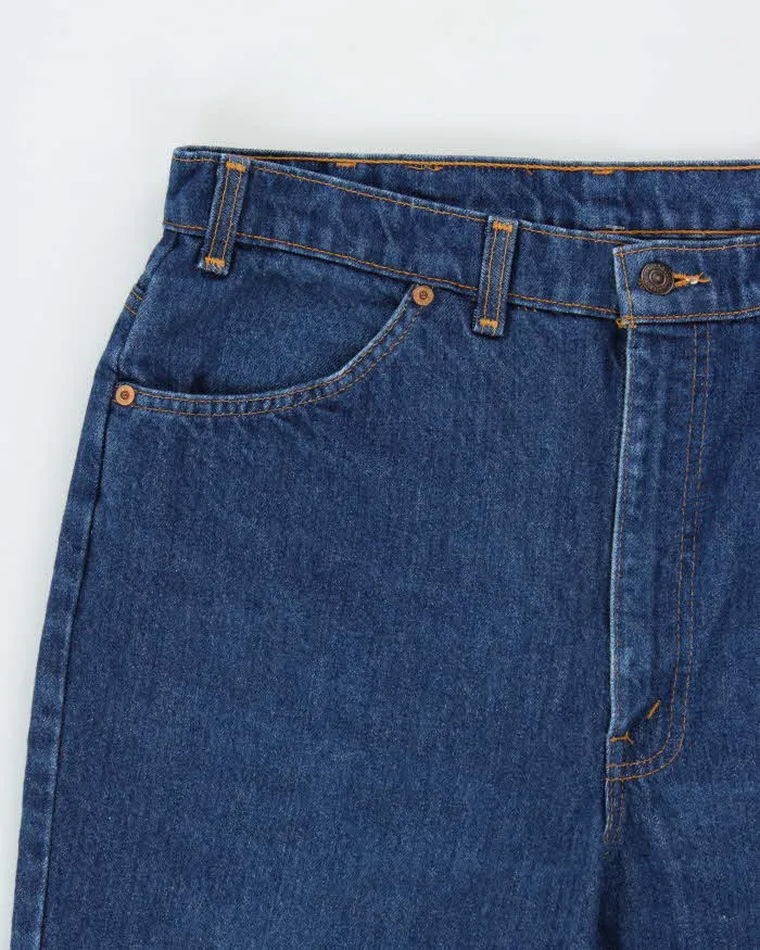 Vintage 1994 Levi's 619 Orange Tab Made In Canada Leather Patch High Waisted Relaxed Straight Leg Jeans - W34 L31 sold by Rokit product image thumbnail 3