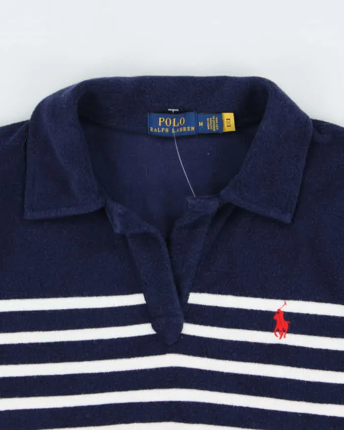 Vintage Ralph Lauren Towelling Polo Shirt - M sold by Rokit product image thumbnail 5