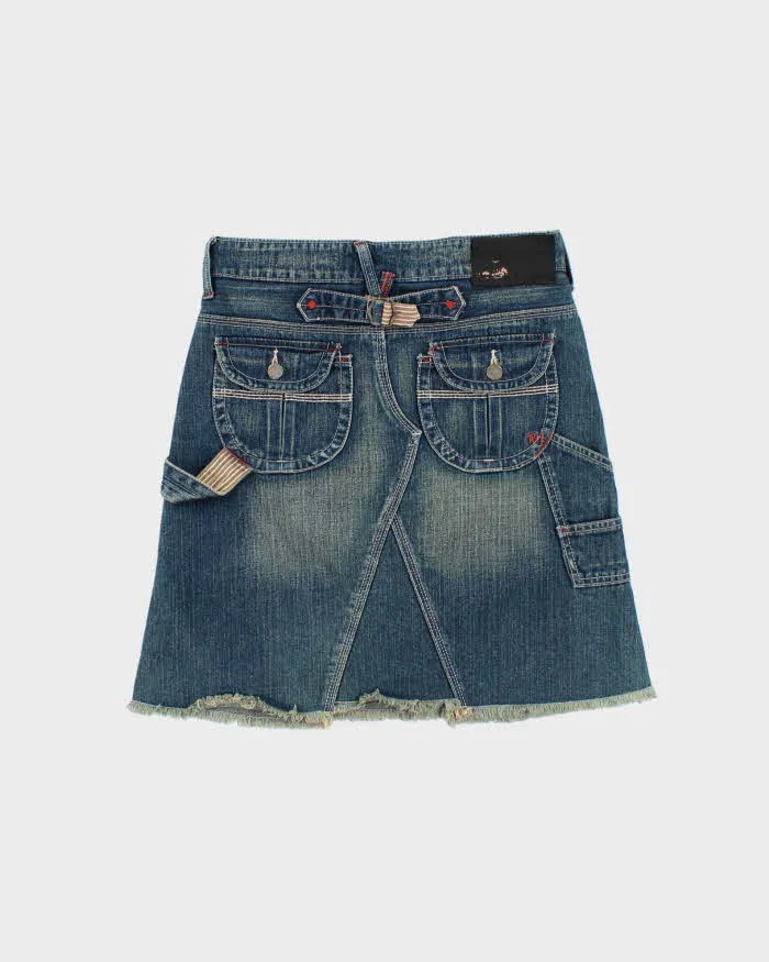 Vintage Y2k 2000s Rush Hour Cinch Back Denim Skirt - S sold by Rokit product image thumbnail 2