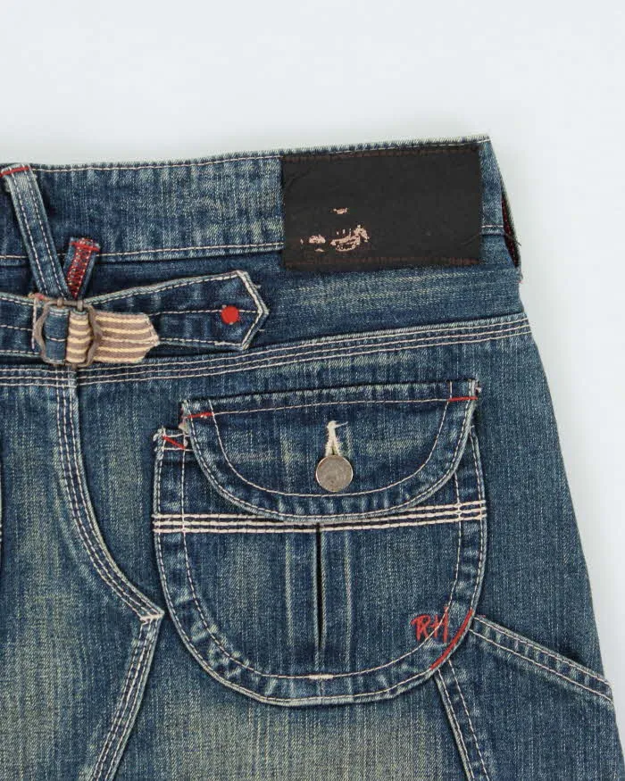 Vintage Y2k 2000s Rush Hour Cinch Back Denim Skirt - S sold by Rokit product image thumbnail 4