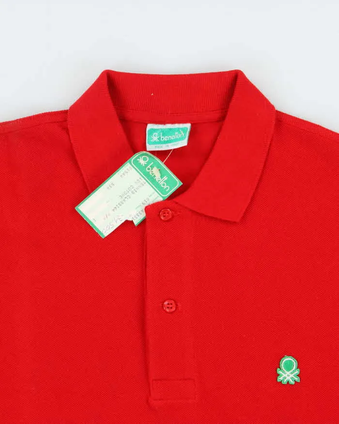 DSWT 1980s Benetton Short Sleeve Polo Shirt - M sold by Rokit product image thumbnail 5