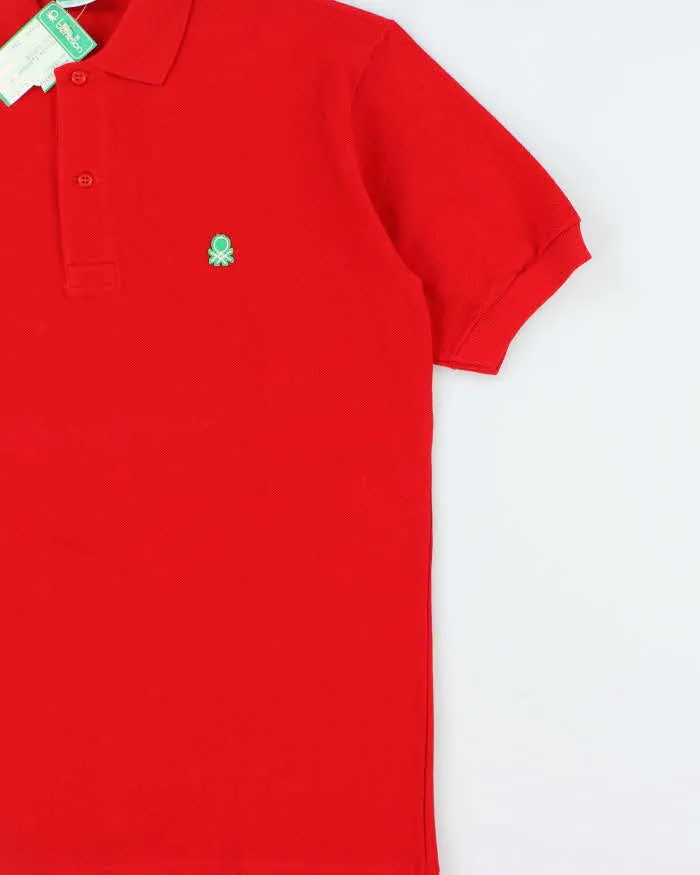 DSWT 1980s Benetton Short Sleeve Polo Shirt - M sold by Rokit product image thumbnail 3