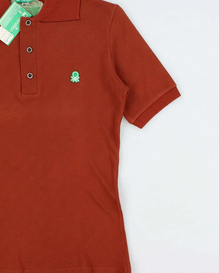 DSWT 1980s Benetton Short Sleeve Polo Shirt - XS sold by Rokit product image thumbnail 3