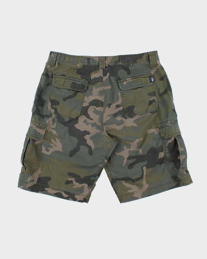Vintage The North Face Heritage Loose Fit Woodland Camo Canvas Cargo Shorts - W36 sold by Rokit product image thumbnail 2