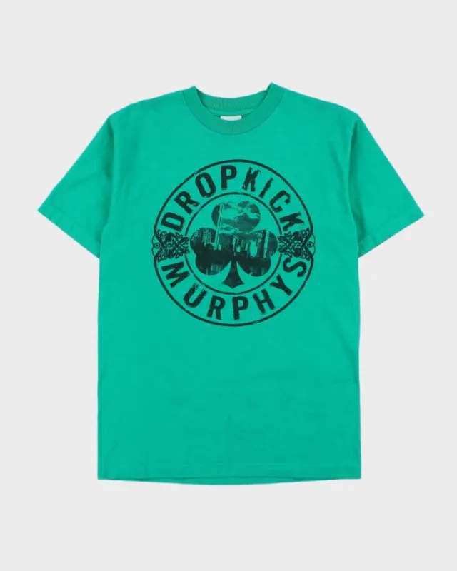 Vintage 1990s Drop Kick Murphys Bayside Heavyweight Made In USA Crewneck T-Shirt - M made by Rokit