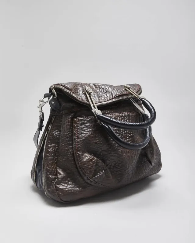 Vintage Y2k 2000s Miss Sixty Pebbled Leather Handbag made by Rokit