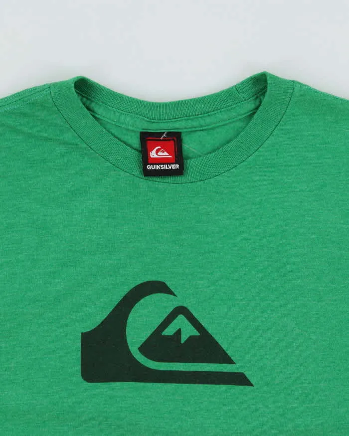Vintage Y2K 00s Quiksilver Big Logo Crewneck T-Shirt - M sold by Rokit product image thumbnail 5