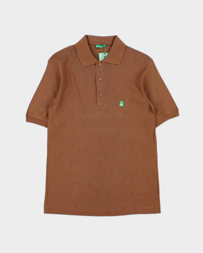 DSWT 1980s Benetton Short Sleeve Polo Shirt - M sold by Rokit