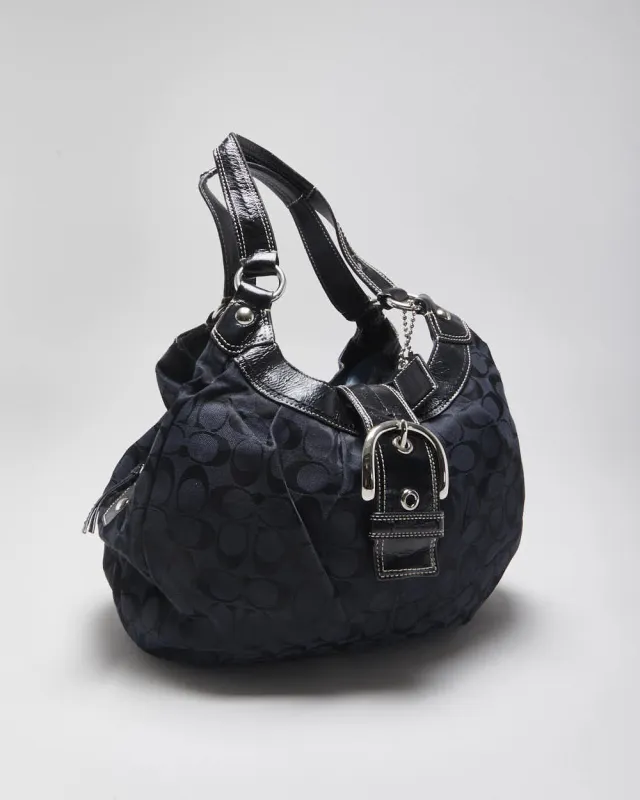 Vintage Y2k 2000s Coach Lynn Soho Signature Hobo Handbag made by Coach