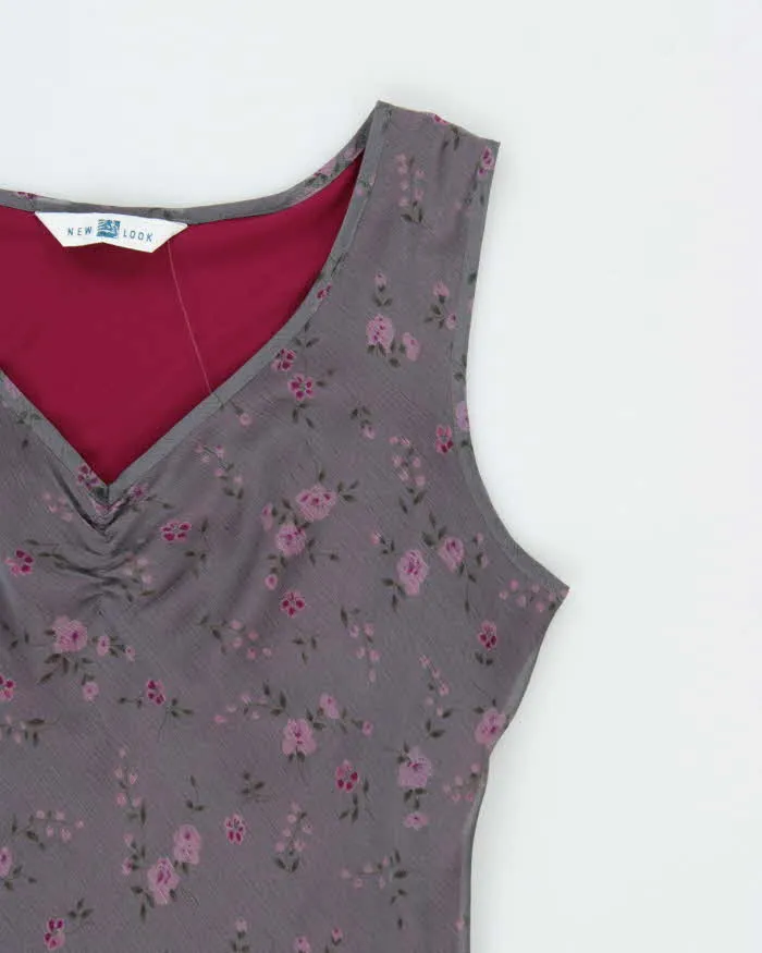 Vintage 1990s New Look Floral Floaty Dress - M sold by Rokit product image thumbnail 3