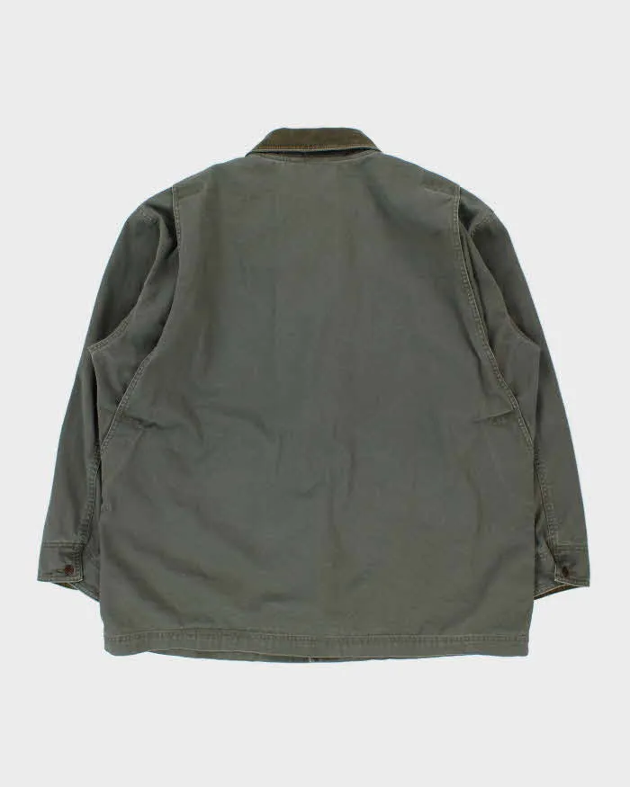 Vintage Y2K 00s L.L.Bean Khaki Duck Canvas Chore Jacket - XXL sold by Rokit product image thumbnail 2