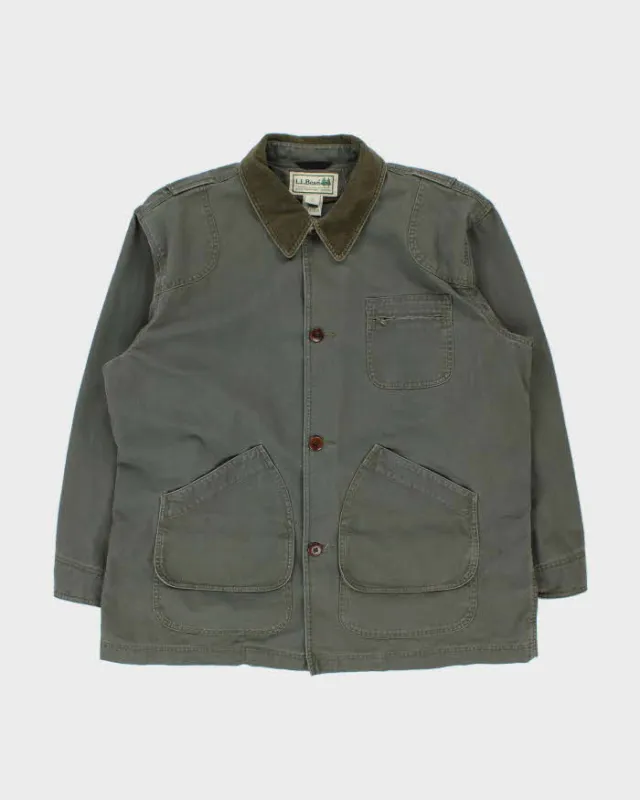 Vintage Y2K 00s L.L.Bean Khaki Duck Canvas Chore Jacket - XXL made by L.L. Bean