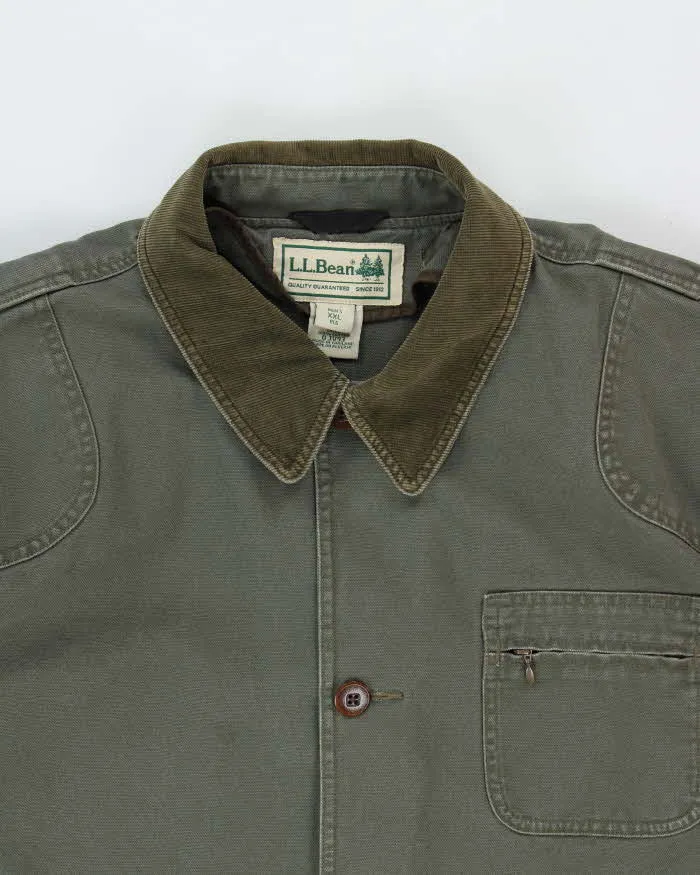 Vintage Y2K 00s L.L.Bean Khaki Duck Canvas Chore Jacket - XXL sold by Rokit product image thumbnail 5