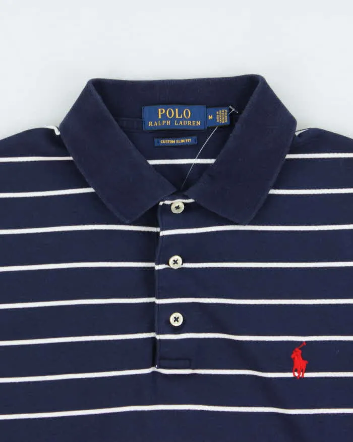 Vintage Ralph Lauren Short Sleeve Stripe Polo Shirt - M sold by Rokit product image thumbnail 5