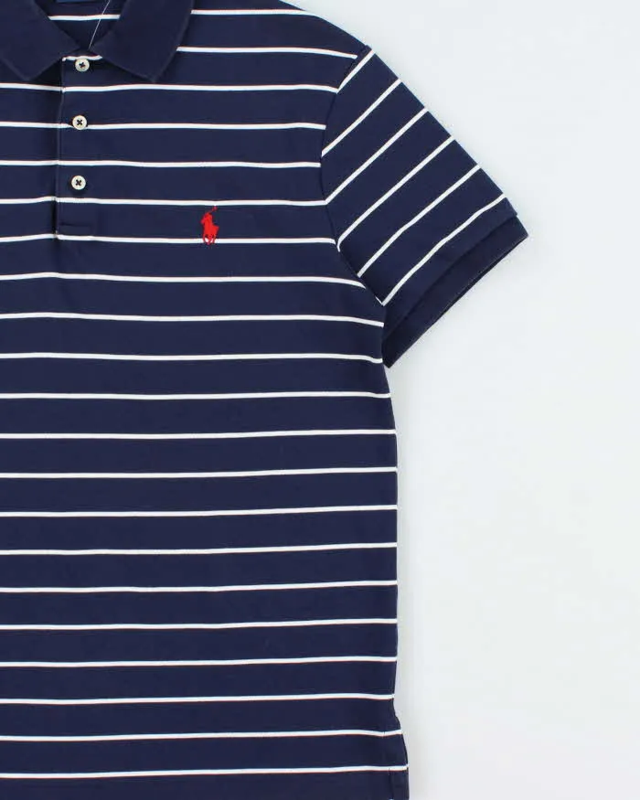 Vintage Ralph Lauren Short Sleeve Stripe Polo Shirt - M sold by Rokit product image thumbnail 3