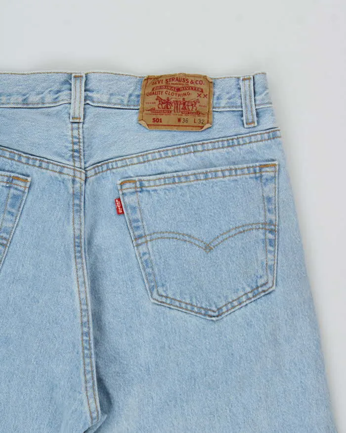 Vintage 2001 Levi's 501 Batwing Made In USA Jeans - W34 L31 sold by Rokit product image thumbnail 4
