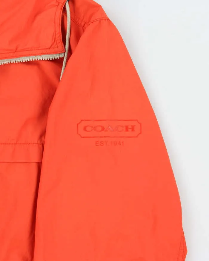 Vintage Coach Coral Canvas Hooded Windbreaker Jacket - L sold by Rokit product image thumbnail 5