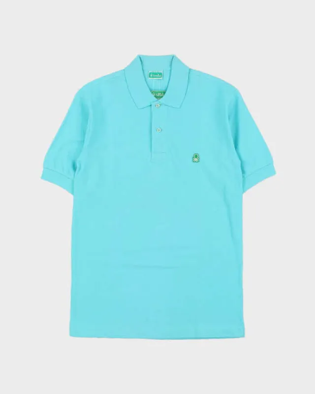 DSWT 1980s Benetton Short Sleeve Polo Shirt - M made by United Colors Of Benetton