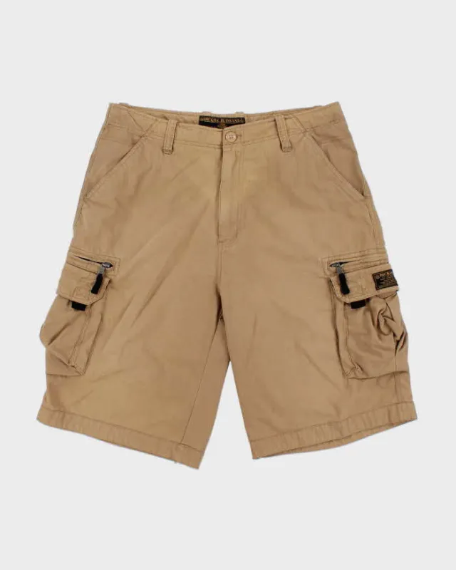 Vintage Y2K 00s Dickies USA Tan Loose Fit Cargo Shorts - W32 made by Ralph Lauren