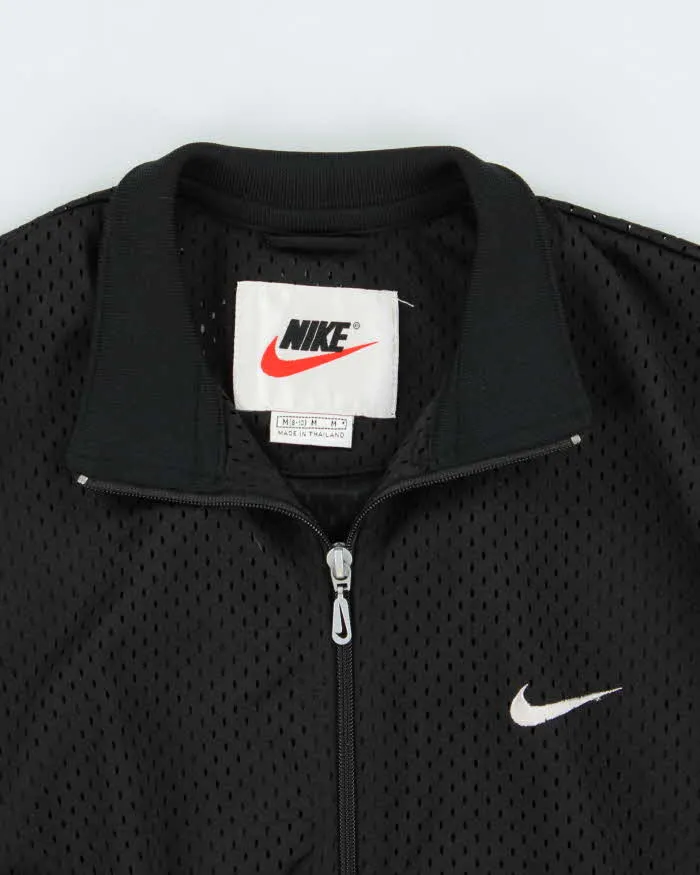 Vintage 1990s Nike Women's Embroidered Mesh Cropped Track Jacket - M sold by Rokit product image thumbnail 5