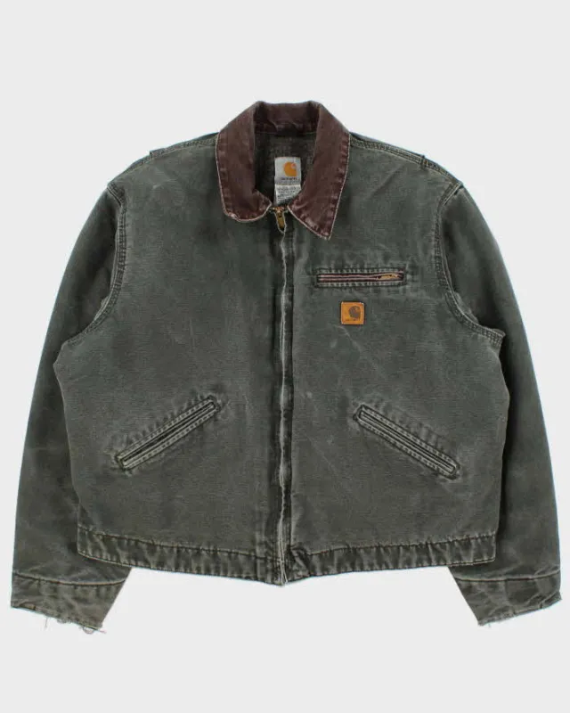 Vintage 2006 Y2K Carhartt J97 Mos Detroit Blanket Lined Duck Canvas Workwear Jacket - XL made by Carhartt