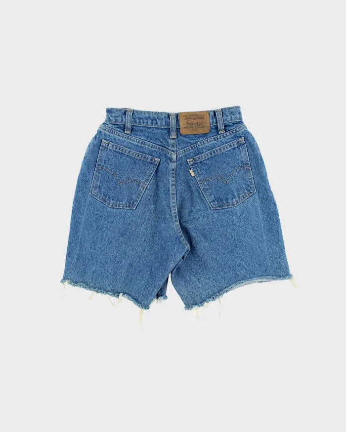 Vintage 1996 Levi's 633 White Tab Made In USA Women's High Waisted Denim Shorts - W26 sold by Rokit product image thumbnail 2