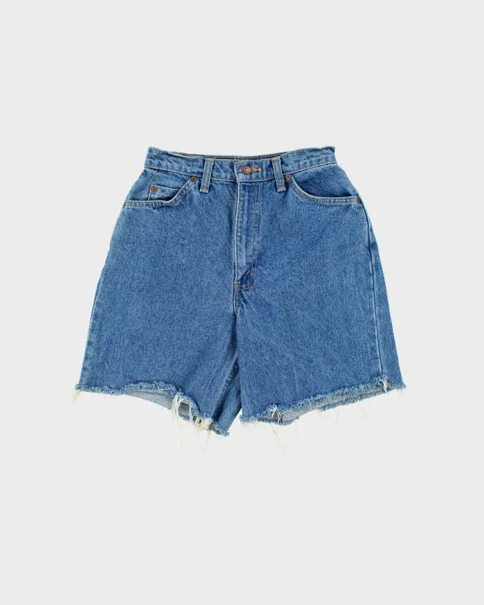 Vintage 1996 Levi's 633 White Tab Made In USA Women's High Waisted Denim Shorts - W26 sold by Rokit