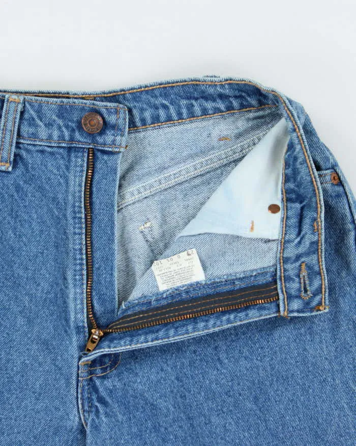 Vintage 1996 Levi's 633 White Tab Made In USA Women's High Waisted Denim Shorts - W26 sold by Rokit product image thumbnail 5