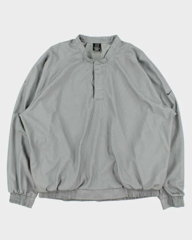 Vintage Y2K 00s Nike Golf Soft Shell Pullover Windbreaker Jacket - XL made by Nike