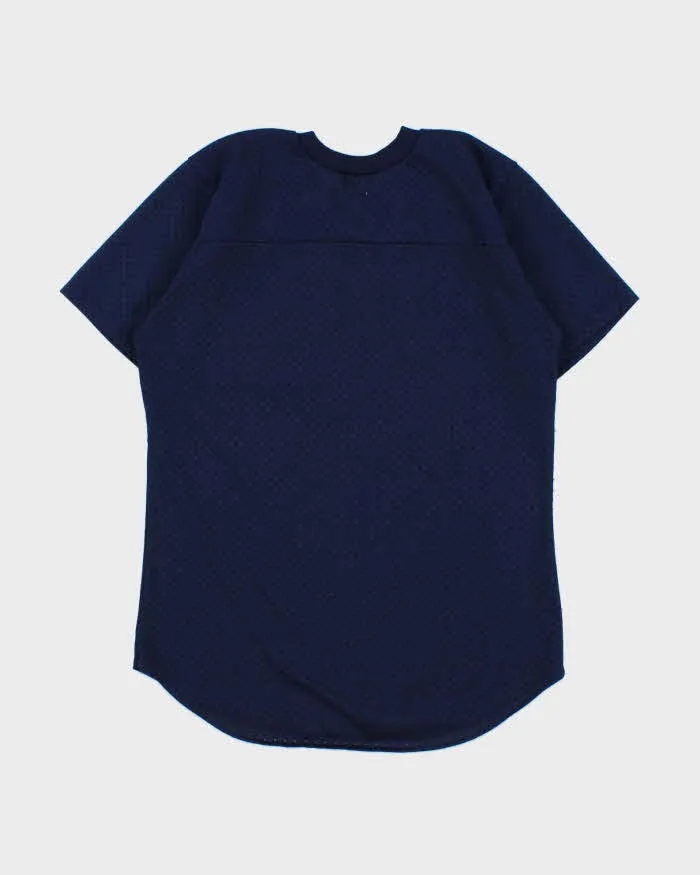 Vintage 1980s New York Yankees Roman Sport Made In USA Mesh V-Neck Jersey - L sold by Rokit product image thumbnail 2