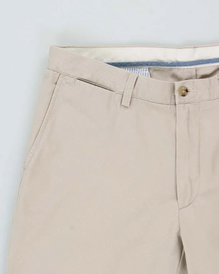 Vintage Polo Ralph Lauren Cream Khaki Classic Relaxed Fit Chino Trousers - W34 L30 sold by Rokit product image thumbnail 3