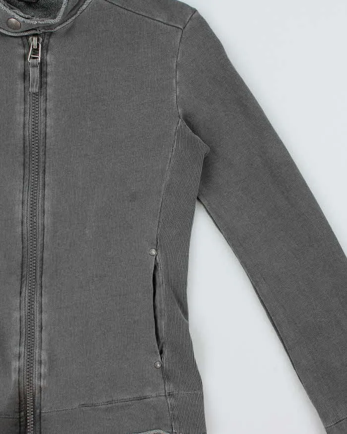 Vintage Y2K 00s Diesel Freebooters Moto Sweatshirt Jacket - S sold by Rokit product image thumbnail 3