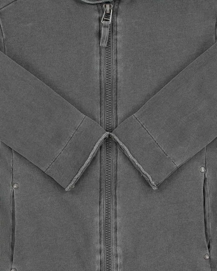 Vintage Y2K 00s Diesel Freebooters Moto Sweatshirt Jacket - S sold by Rokit product image thumbnail 4