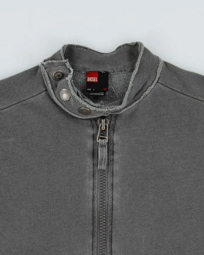 Vintage Y2K 00s Diesel Freebooters Moto Sweatshirt Jacket - S sold by Rokit product image thumbnail 5