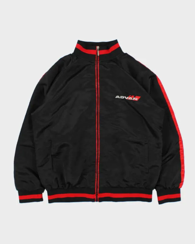 Vintage Y2K 00s Yokohama Advan Racing Two-Tone Satin Track Jacket - L made by Rokit