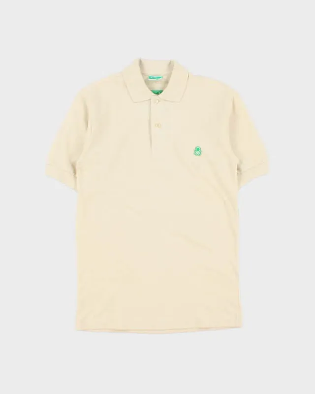 DSWT 1980s Benetton Short Sleeve Polo Shirt - S made by United Colors Of Benetton