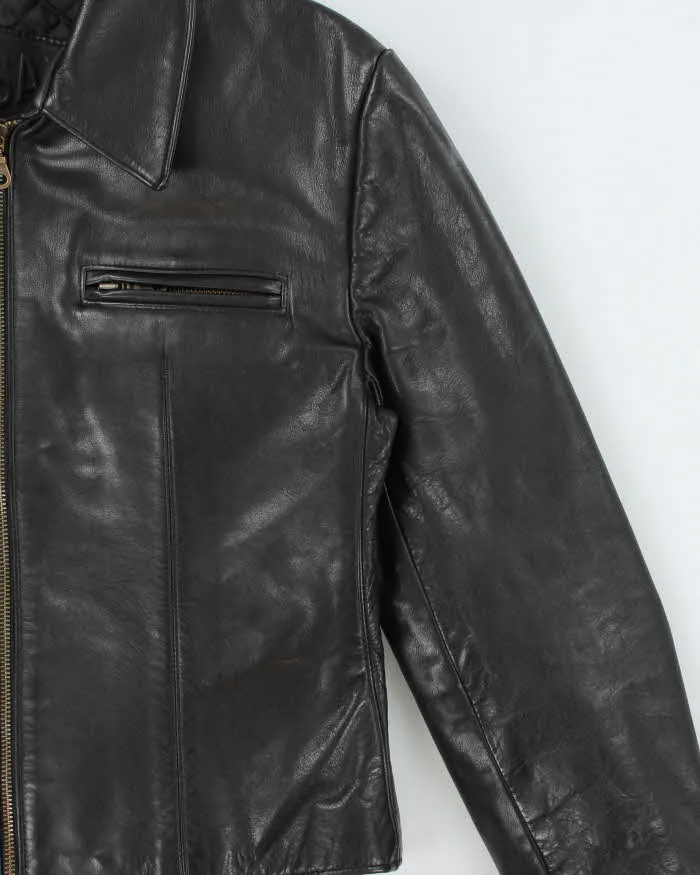 Vintage 1990s Rudsak Quilt Lined Structed Leather Jacket - M sold by Rokit product image thumbnail 3