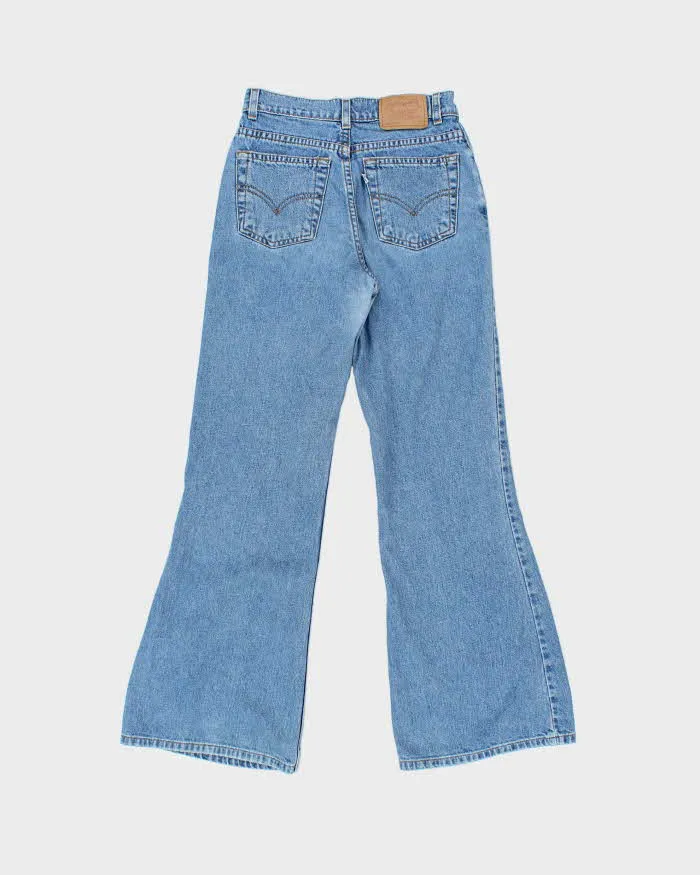 Vintage 1998 Levi's White Tab Batwing Women's High Waisted Denim Flared Jeans - W26 L30 sold by Rokit product image thumbnail 2