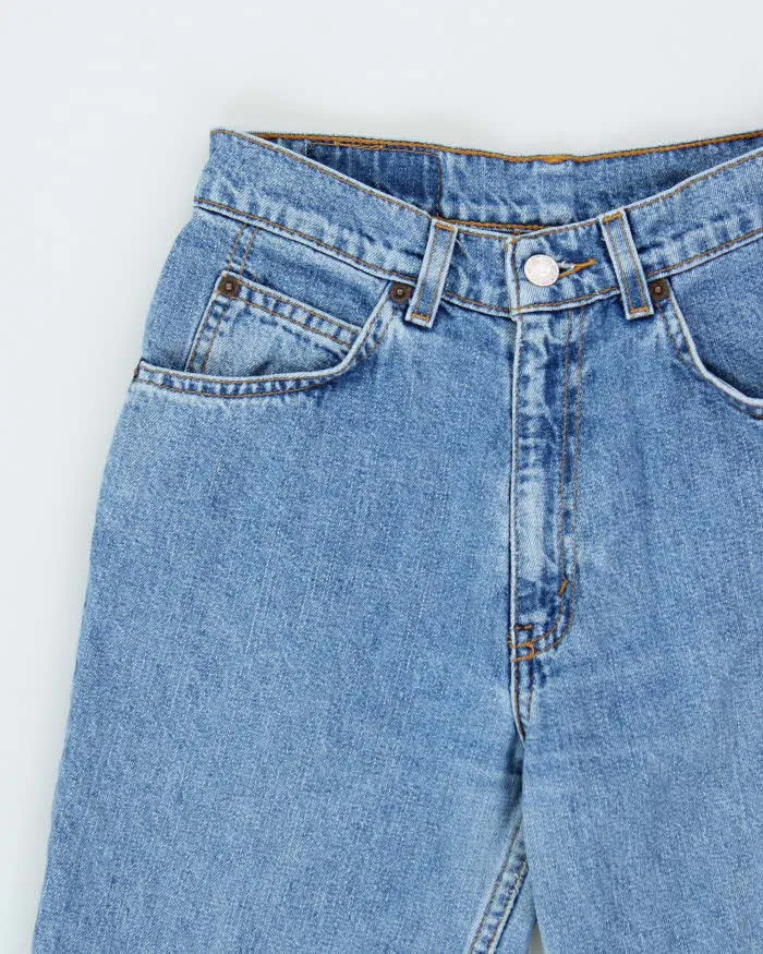 Vintage 1998 Levi's White Tab Batwing Women's High Waisted Denim Flared Jeans - W26 L30 sold by Rokit product image thumbnail 3