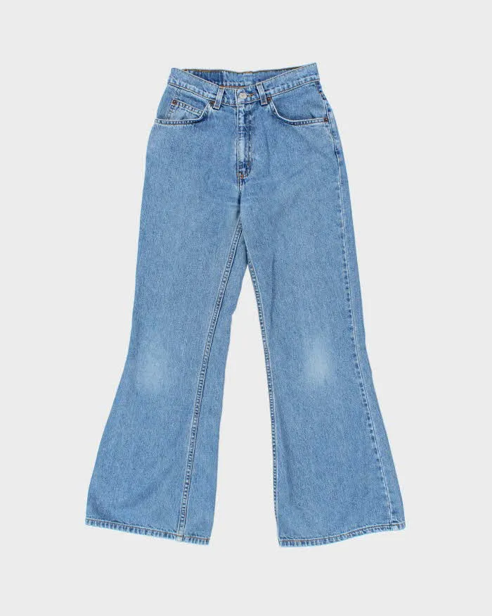 Vintage 1998 Levi's White Tab Batwing Women's High Waisted Denim Flared Jeans - W26 L30 sold by Rokit