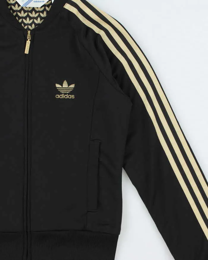 Vintage Y2K 00s Adidas Originals Women's Two-Tone Embroidered Trefoil Track Jacket - XS sold by Rokit product image thumbnail 3