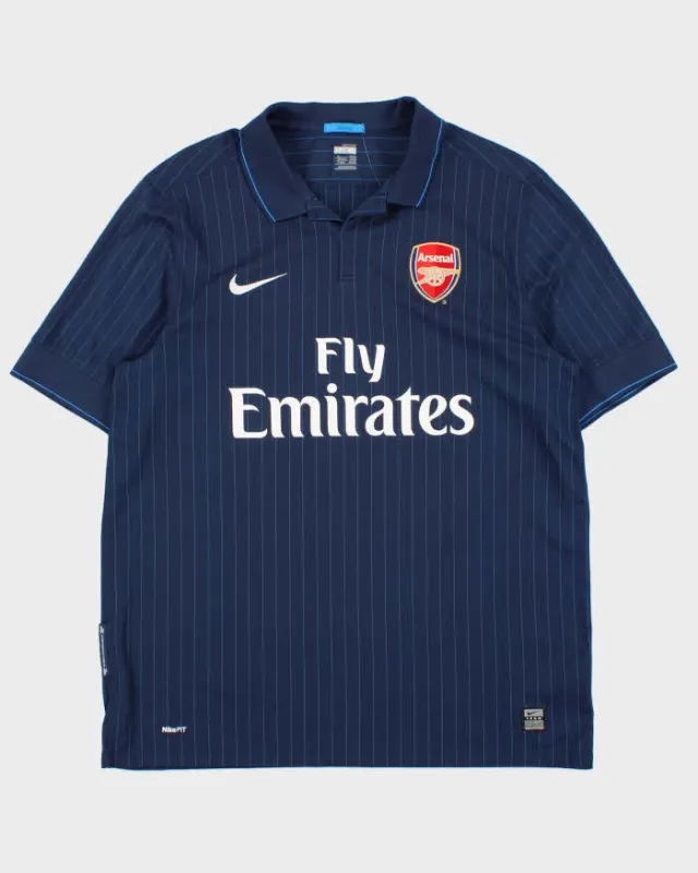 Vintage 2009-10 Nike Arsenal FC Short Sleeve Away Shirt - XL made by Nike